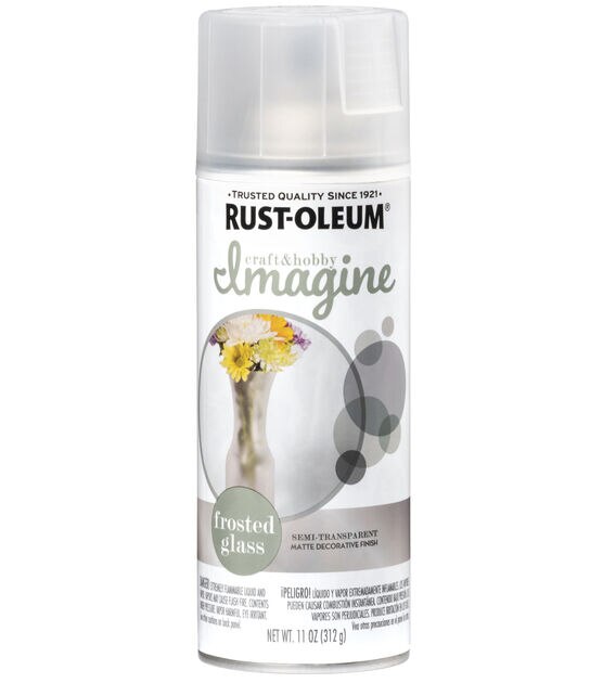 Rust Oleum Imagine Frosted Glass Spray Paint