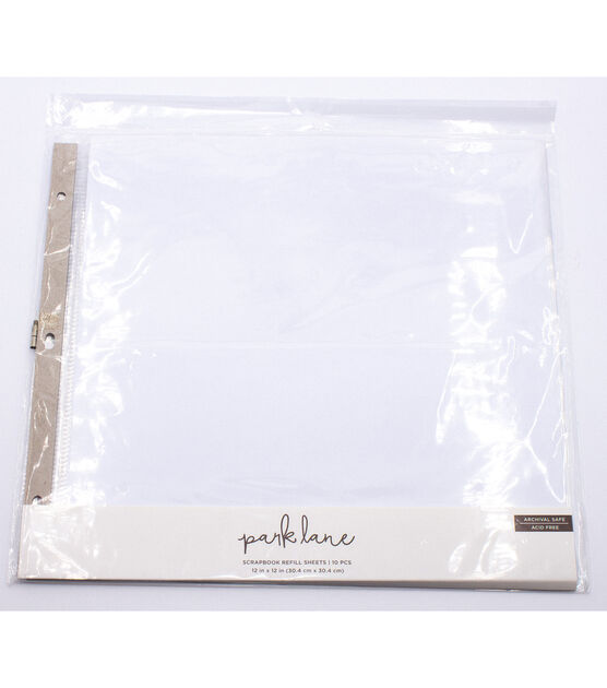 10 Sheet 12" x 12" Page Protector by Park Lane