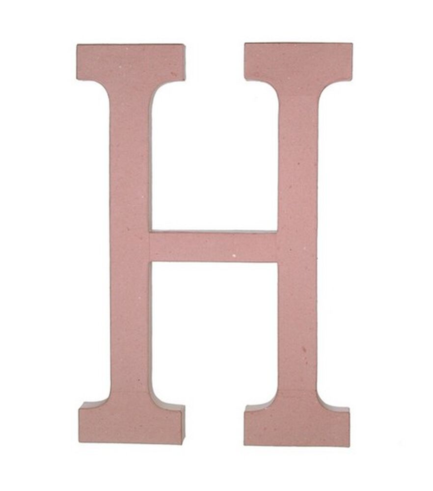 Darice Paper Mache Alphabet Letters, H, swatch