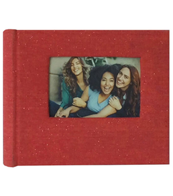 8" x 8" Red Glitter Photo Album by Park Lane, , hi-res, image 2
