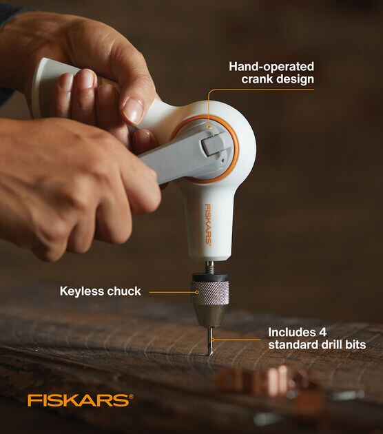 Fiskars DIY Hand Drill, , hi-res, image 3