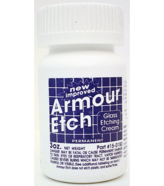 Armour Etch Glass Etching Cream 3 oz