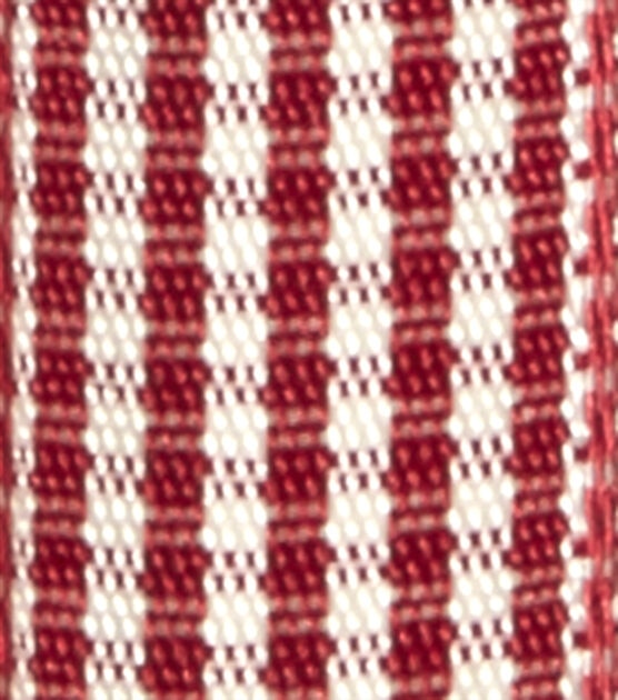 Offray 5/8" x 9' Microchecks Woven Ribbon, , hi-res, image 3