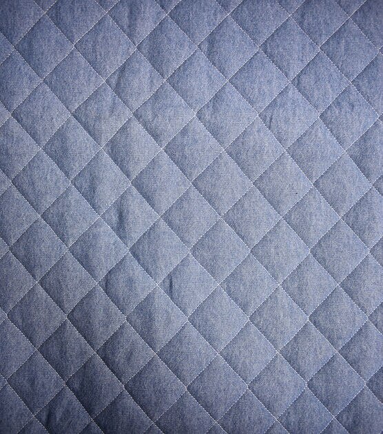 Light Wash Large Quilt Denim Fabric, , hi-res, image 2