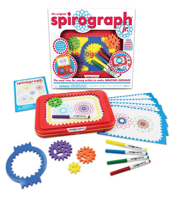 Kahootz Spirograph Junior Multicolor Create & Color Design Set