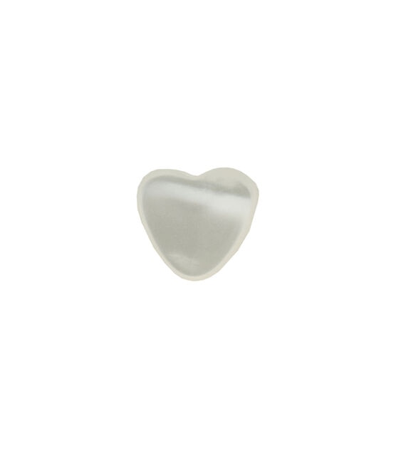 La Mode 7/16" White Heart Shank Buttons 3pk, , hi-res, image 2