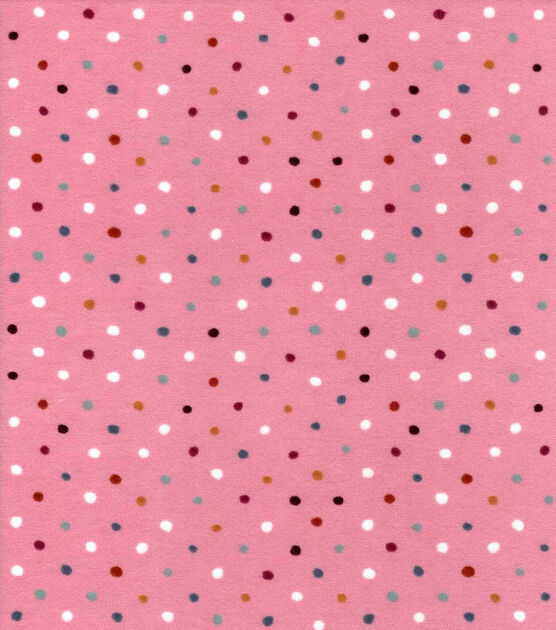Cottagecore Cutie Dots Nursery Flannel Fabric