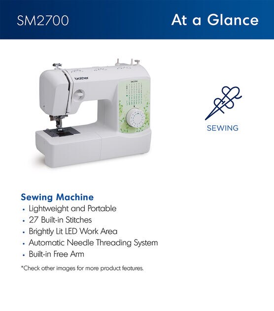Brother SM2700 27 Stitch Sewing Machine, , hi-res, image 2