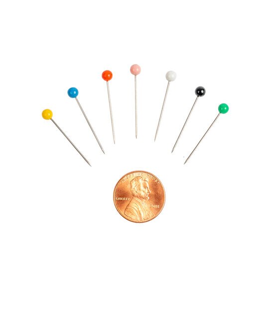 SINGER Ball Head Straight Pins - Size 17, 1-1/16", 65 Count, , hi-res, image 3