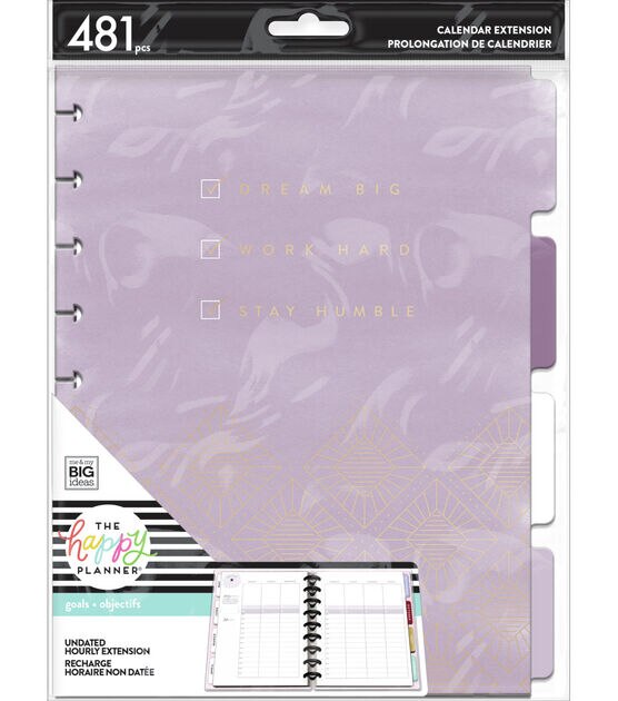 Happy Planner Girl With Goals Classic Extension Pack, , hi-res, image 1