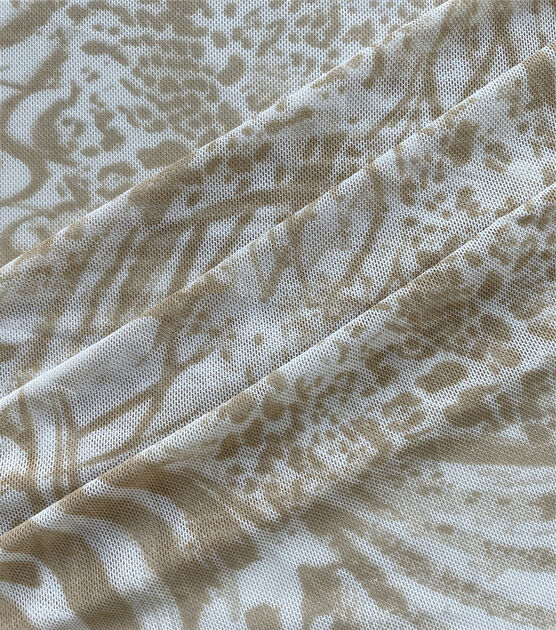 Printed Abstract Mesh Apparel Fabric | JOANN