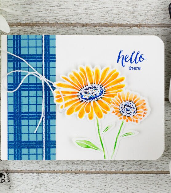 Hero Arts Stamp & Cut Clear Stamps with Dies Daisy & Bugs, , hi-res, image 2
