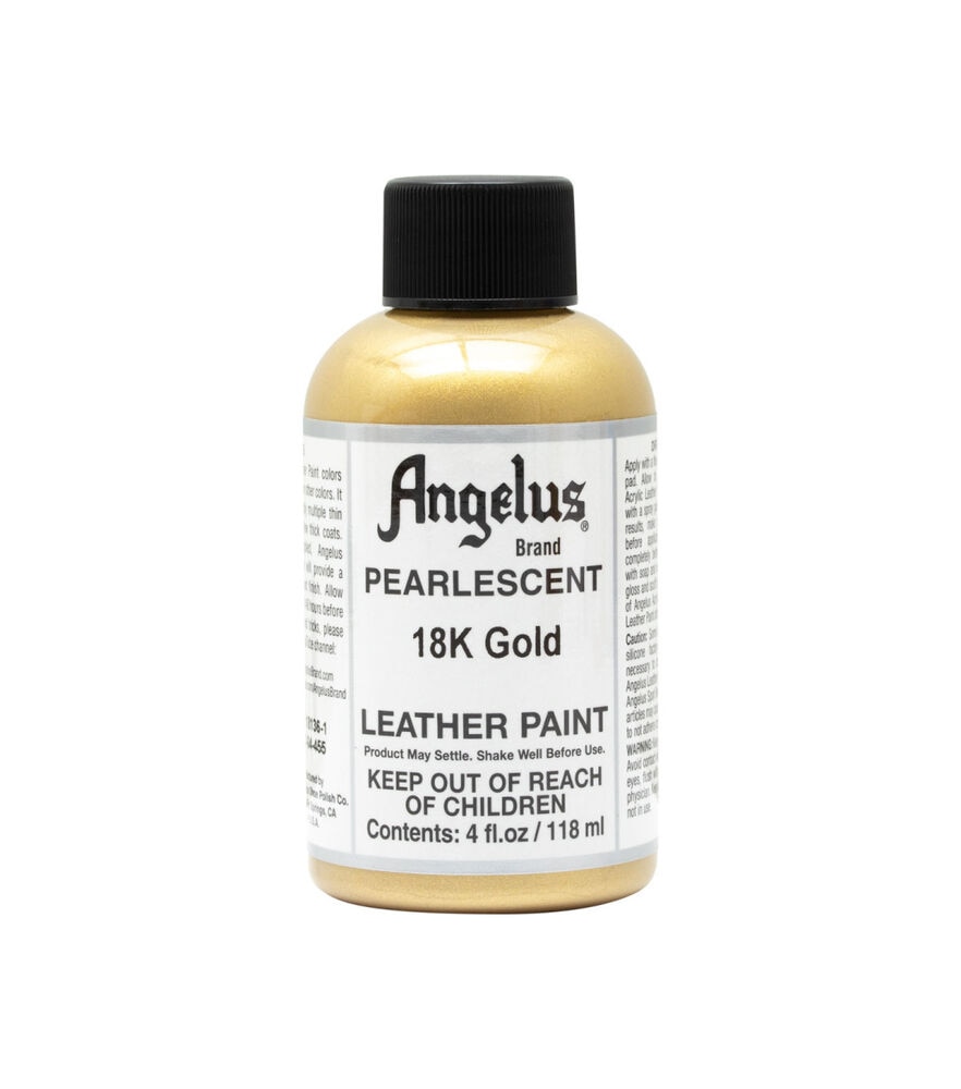 Angelus Pearlescent Leather Paint 4 oz - Riot Red