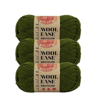 Lion Brand 5.3oz Worsted Wool Ease Fair Isle 3 Yarn Bundle