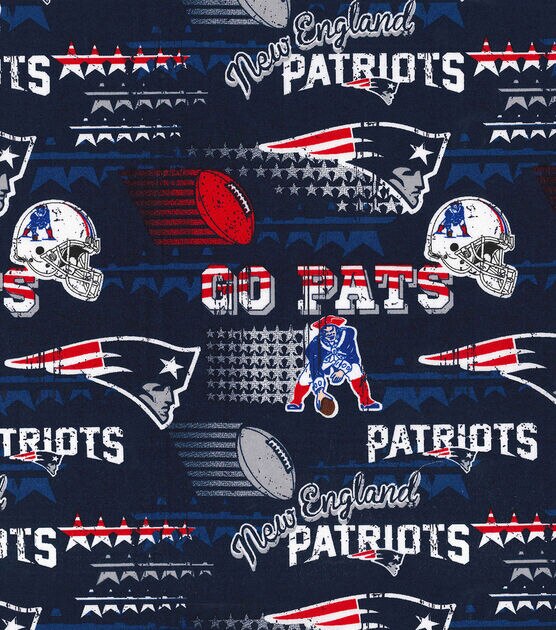 Fabric Traditions NFL New England Patriots Retro Cotton