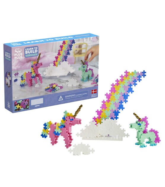 Plus-Plus 3D Puzzle Learn to Build Unicorns 240pc