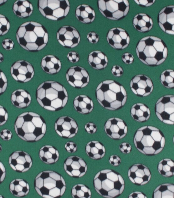 Soccer Blizzard Fleece Fabric