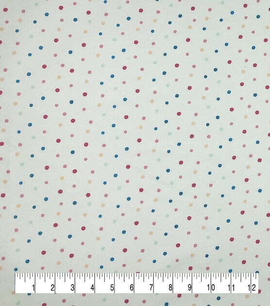 Multi Dot Super Snuggle Flannel Fabric, , hi-res, image 2