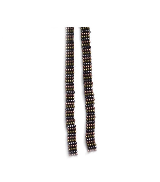 8.5" x 5mm Square Metal Strung Beads by hildie & jo, , hi-res, image 2