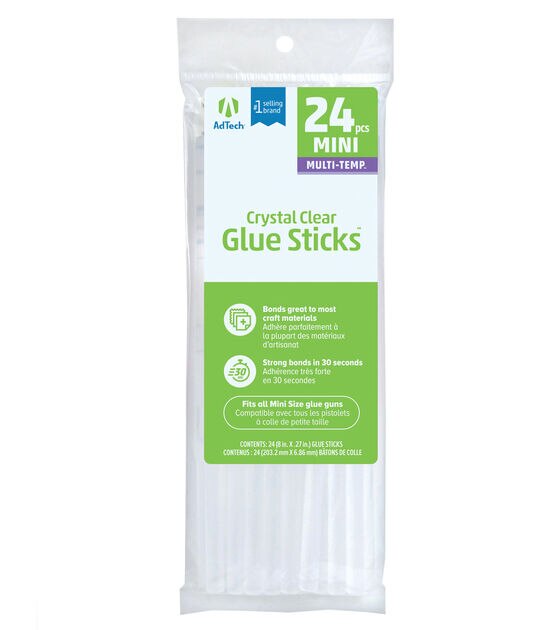 AdTech 8" Multi Temp Mini Glue Sticks 24pk