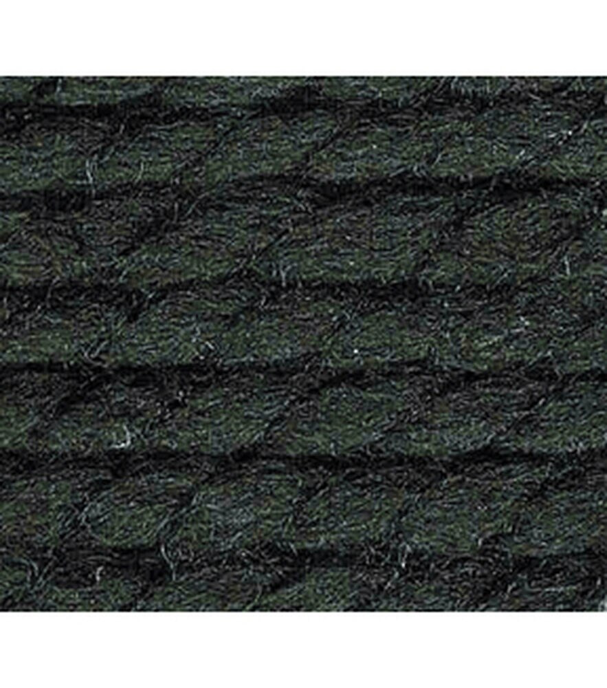 Lion Brand Wool Ease Thick & Quick Super Bulky Acrylic Blend Yarn, Black, swatch, image 53