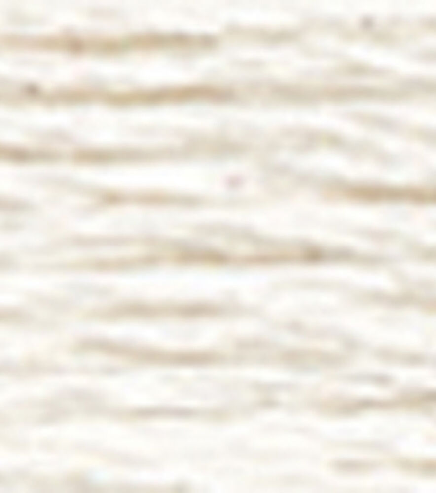DMC 49yd Pearl Size 5 Cotton Balls Thread, White, swatch, image 1