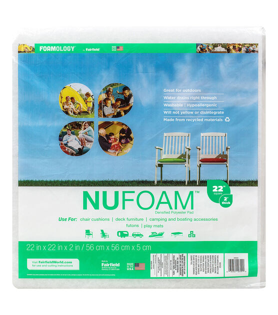 NuFoam Outdoor Safe Pad  22"x22"x2" thick