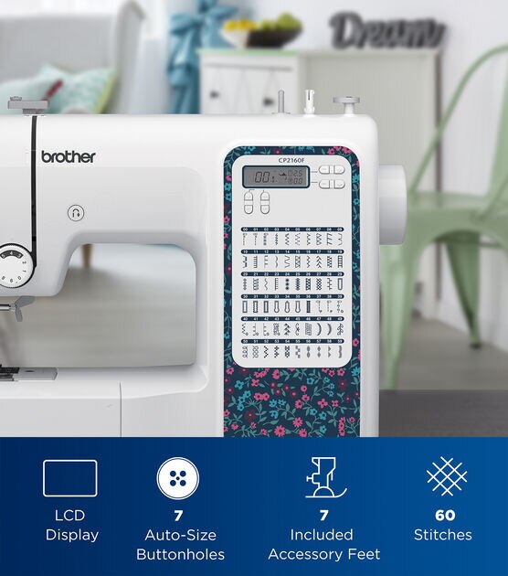 Brother CP2160F Multi-Blue Floral Computerized Sewing Machine, , hi-res, image 5