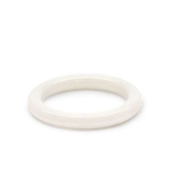 Dritz 1-1/8" Plastic Rings, White, 14 pc, , hi-res, image 2