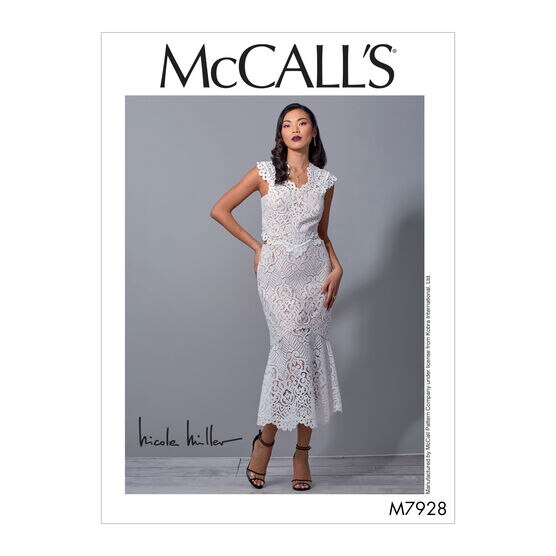 McCall's M7928 Size 4 to 20 Misses Special Occasion Dress Sewing Pattern