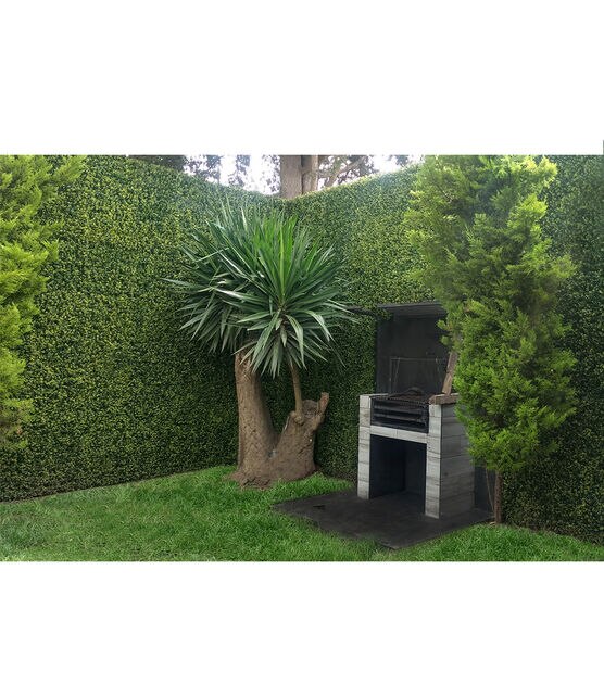 Greensmart Dekor 20" Artificial Ficus Spring Style Plant Wall Panels 4pk, , hi-res, image 5