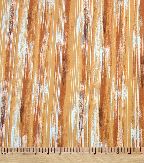 Wood Grain on Orange Quilt Cotton Fabric by Keepsake Calico, , hi-res, image 2