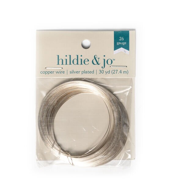 30yds Silver Plated Copper Wire by hildie & jo, , hi-res, image 1