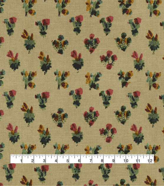 Waverly Multi-Purpose Floral Print Cache linen swatch, , hi-res, image 4