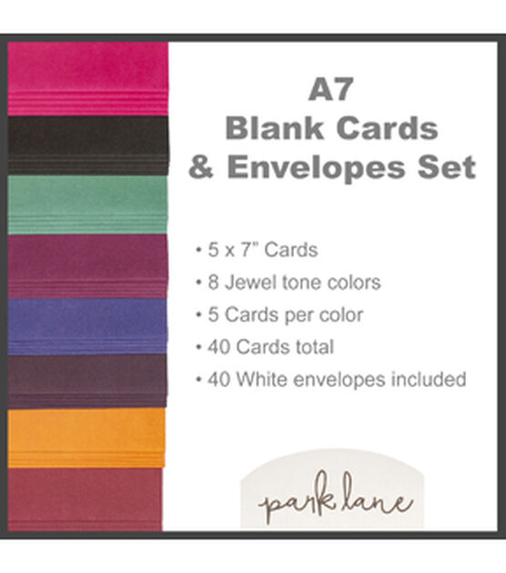 80ct Jewel A7 Cards & Envelopes by Park Lane, , hi-res, image 4