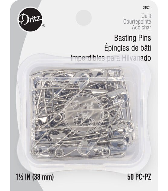 Dritz 1-1/2" Basting Pins, 50 pc