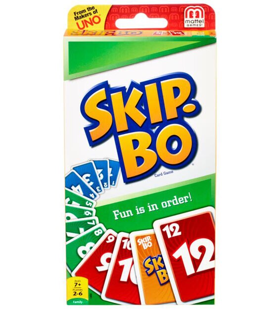 Mattel 162pc Skip Bo Cards Game