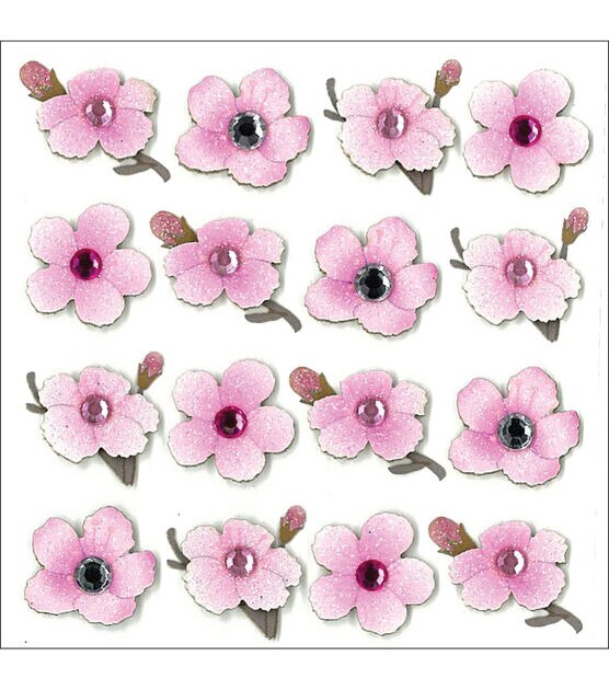 Jolee's Mini Repeats Stickers Cherry Blossom