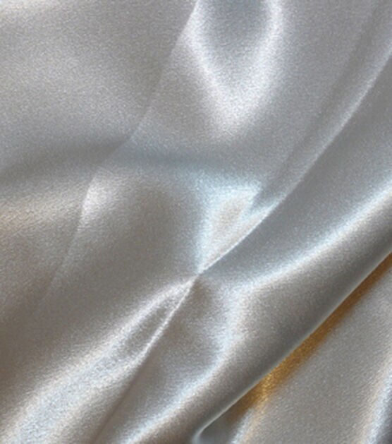 Casa Collection Crepe Back Satin Fabric Silver Lining, , hi-res, image 2