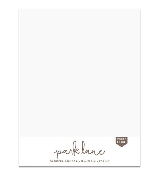 Pack  White 3x8 Card Stock (50 sheets) - Pretty Little Studio