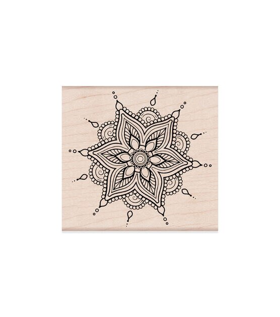 Hero Arts Wooden Stamp Henna Flower