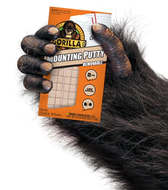 Gorilla 2oz Removable Mounting Putty Pre-cut Squares