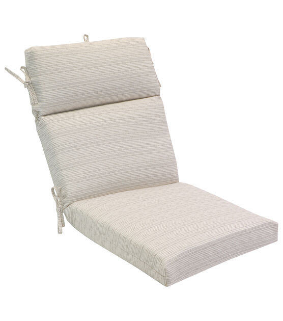 Outdoor Patio High Back Chair Cushion by Place & Time