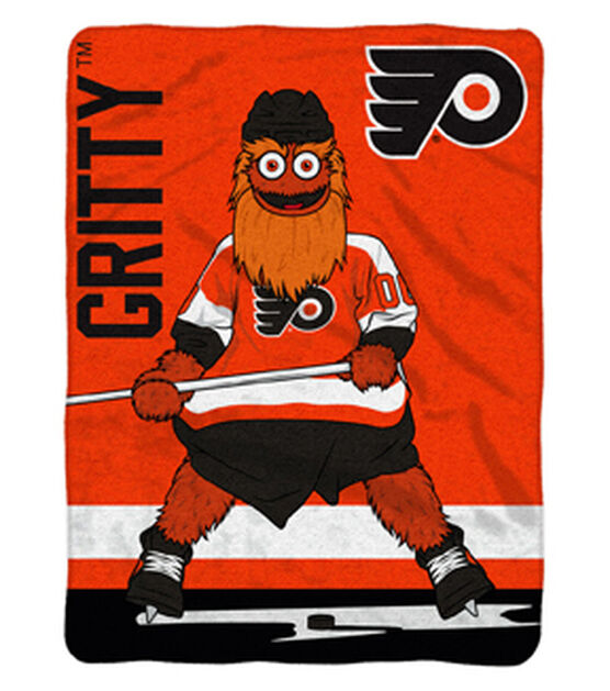 Uncanny Brands Philadelphia Flyers Gritty 60” x 80” Plush Blanket