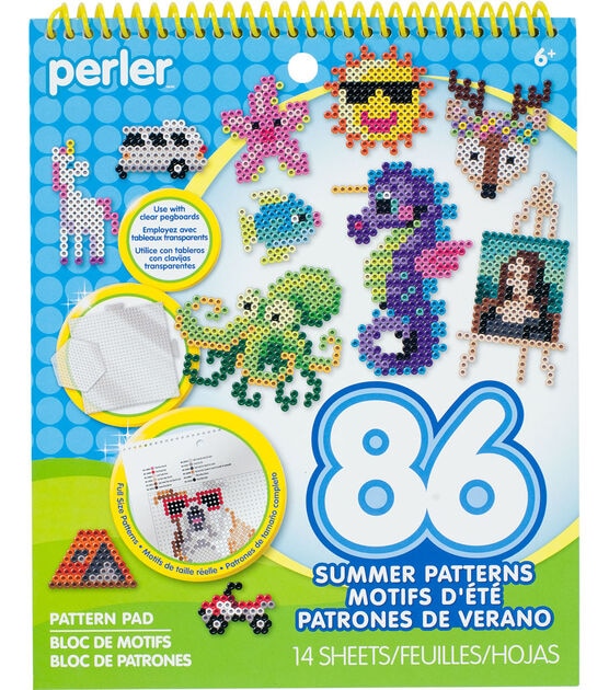 Perler 7" x 9" Summer Pattern Pad 86ct, , hi-res, image 3