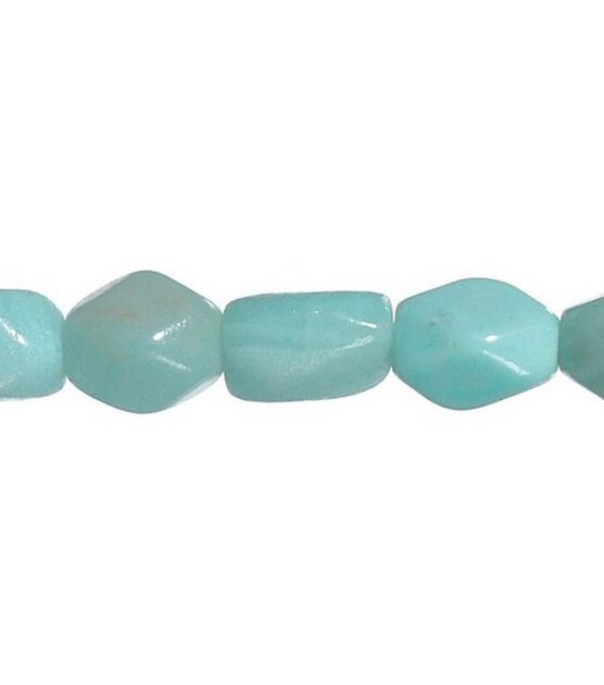 7" x 10mm Amazonite Stone Beads by hildie & jo