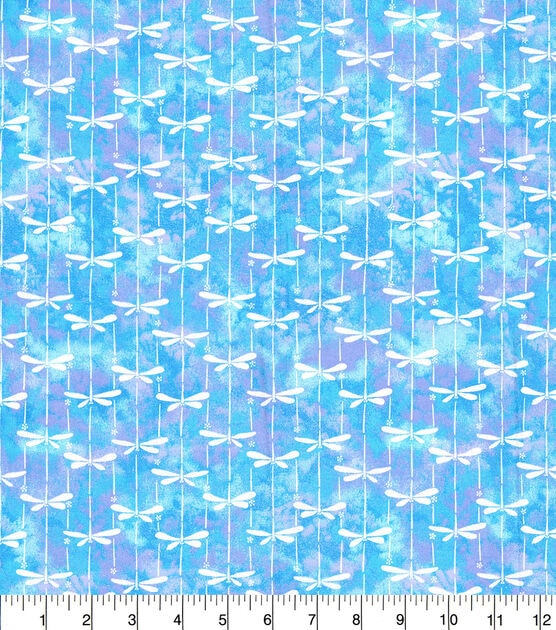 Fabric Traditions Untamed Dragonfly Cotton Fabric by Keepsake Calico, , hi-res, image 1