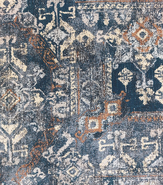 Indigo Elements Cotton Canvas Fabric