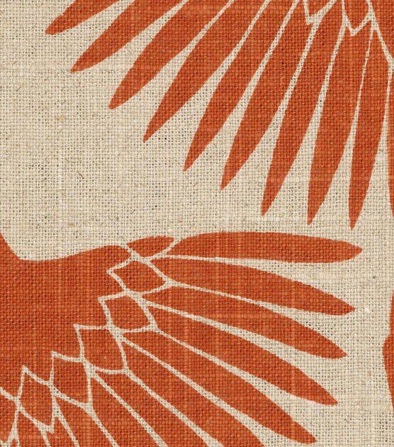 Genevieve Gorder Multi Purpose Decor Fabric 54'' Tigerlily Flock Circa, , hi-res, image 3