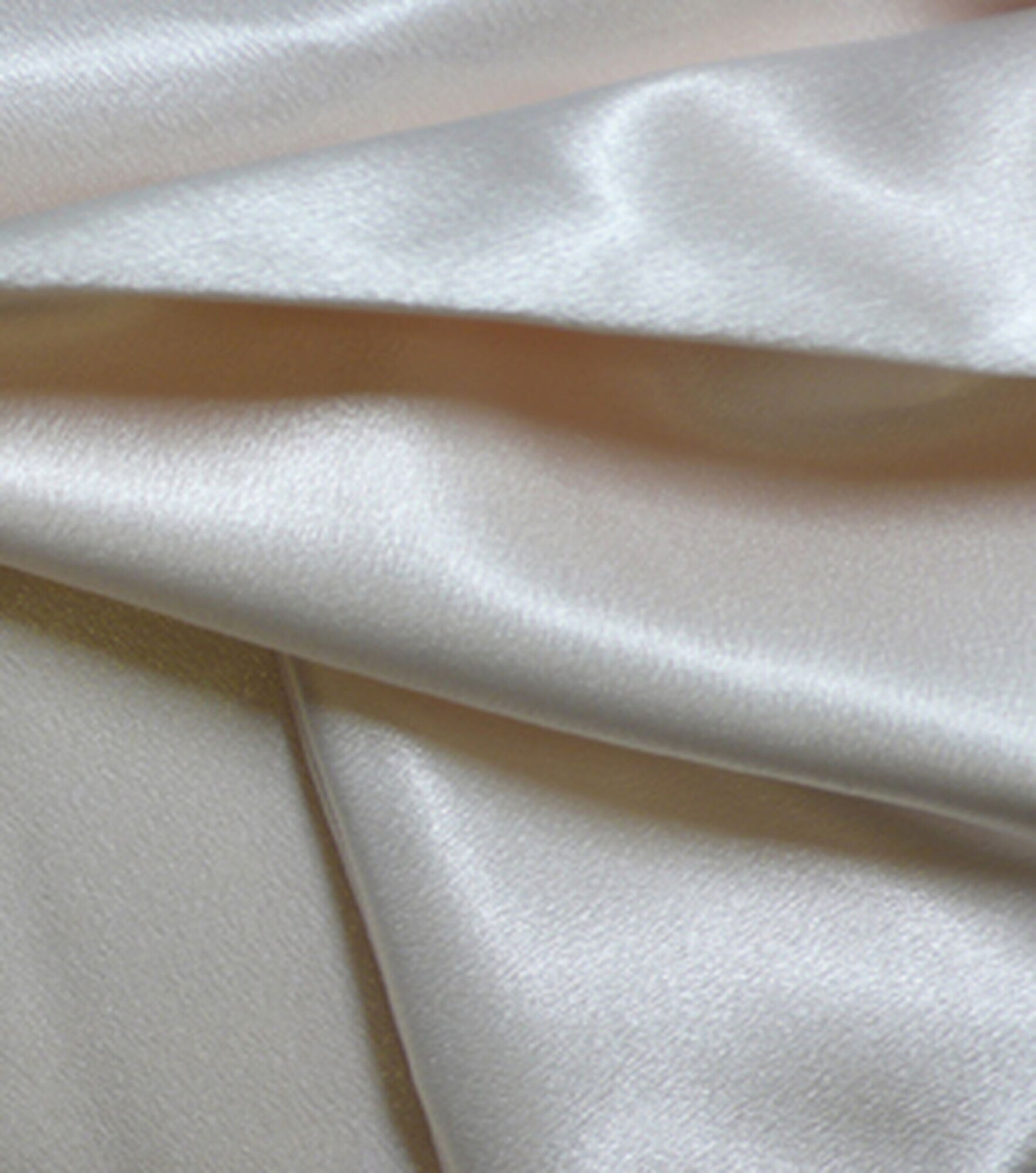 Solid Crepe Back Satin Fabric by Casa Collection, Eggnog, hi-res